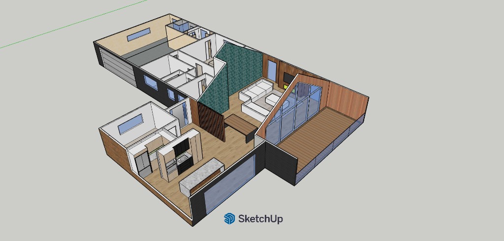 3D visualisation of the completed home